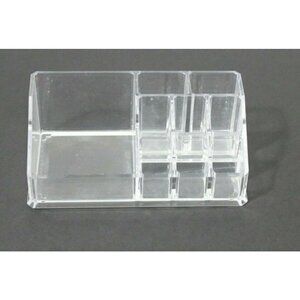 Clear Plastic Acrylic Makeup Organizer Lipstick Brush Holders Paintbrush Crafts